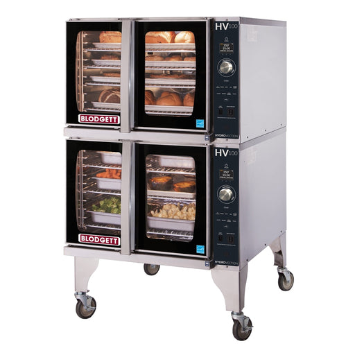 Blodgett HV-100G Hydrovection® Single Full Size Liquid Propane Gas Convection Oven - Stacking Kit, 60,000 BTU-cityfoodequipment.com