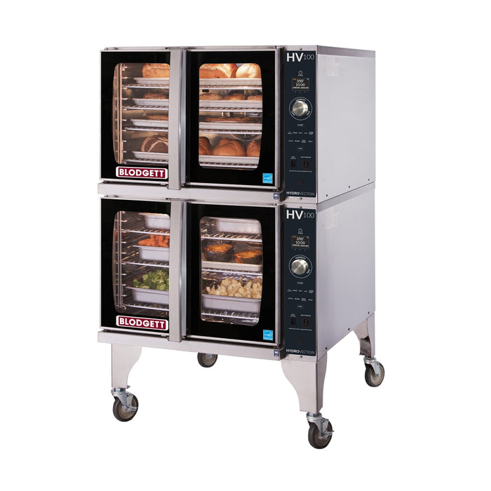 Blodgett HV-100G Hydrovection® Single Full Size Natural Gas Convection Oven - Stacking Kit, 60,000 BTU-cityfoodequipment.com
