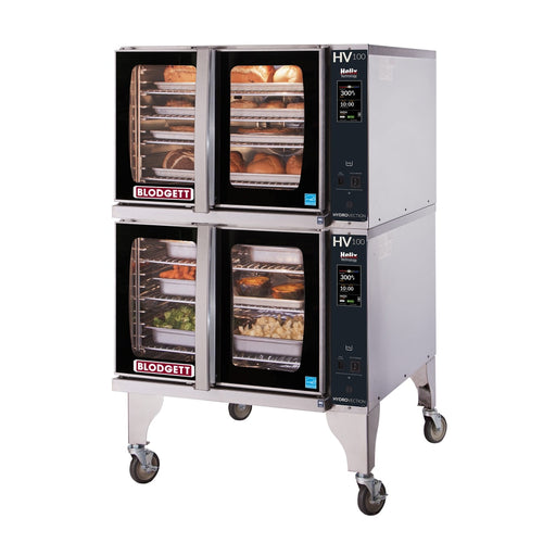 Blodgett HVH-100G DBL Hydrovection® Double Full Size Natural Gas Convection Oven - 120,000 BTU-cityfoodequipment.com
