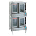 Blodgett ZEPH-100-G-ES Zephaire Double Full Size Natural Gas Convection Oven - 45,000 BTU-cityfoodequipment.com