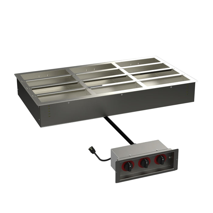 Alto-Shaam 300-HWI/D4 Halo Heat® Drop-In Hot Food Well W/ (3) Full Size Pan Capacity, 120v-cityfoodequipment.com