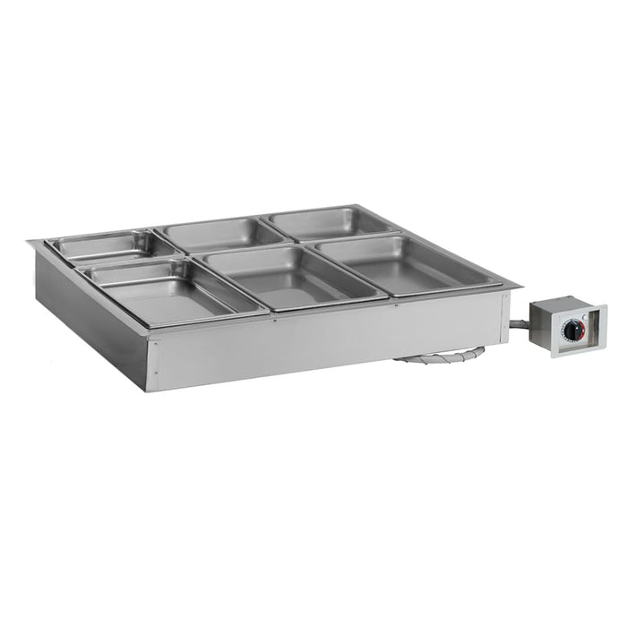 Alto-Shaam 300-HWI/D643 Halo Heat® Drop-In Hot Food Well W/ (3) Full Size Pan Capacity, 120v-cityfoodequipment.com