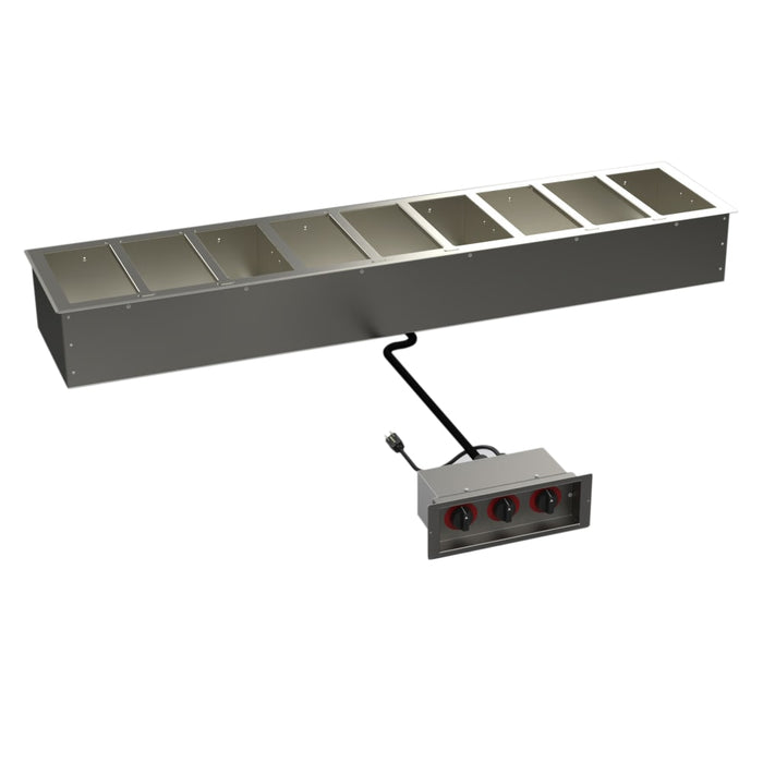 Alto-Shaam 300-HWIS/D6 Halo Heat® Drop-In Hot Food Well W/ (3) Full Size Pan Capacity, 120v-cityfoodequipment.com