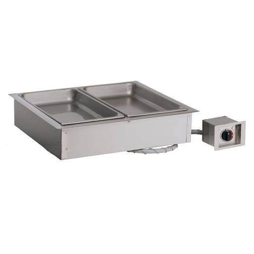 Alto-Shaam 200-HW/D4 Drop-In Hot Food Well W/ (2) Full Size Pan Capacity, 230v/1ph-cityfoodequipment.com