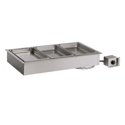 Alto-Shaam 300-HW/D4 Drop-In Hot Food Well W/ (3) Full Size Pan Capacity, 230v/1ph-cityfoodequipment.com