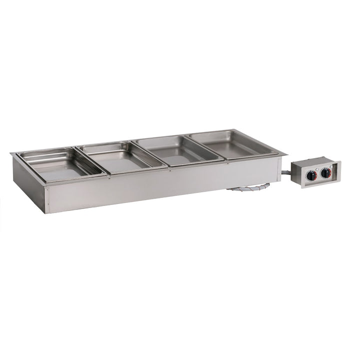 Alto-Shaam 400-HW/D4 Drop-In Hot Food Well W/ (4) Full Size Pan Capacity, 230v/1ph-cityfoodequipment.com