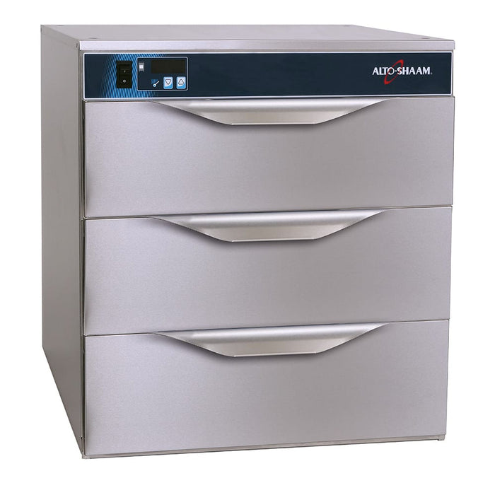 Alto-Shaam 500-3D 24.63"W Freestanding Warming Drawer W/ (3) 23" Compartments, 120v-cityfoodequipment.com