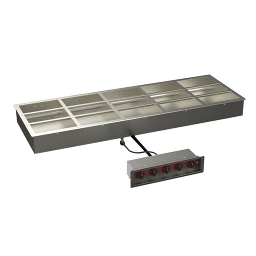 Alto-Shaam 500-HWI/D4 Halo Heat® Drop-In Hot Food Well W/ (5) Full Size Pan Capacity, 120v-cityfoodequipment.com