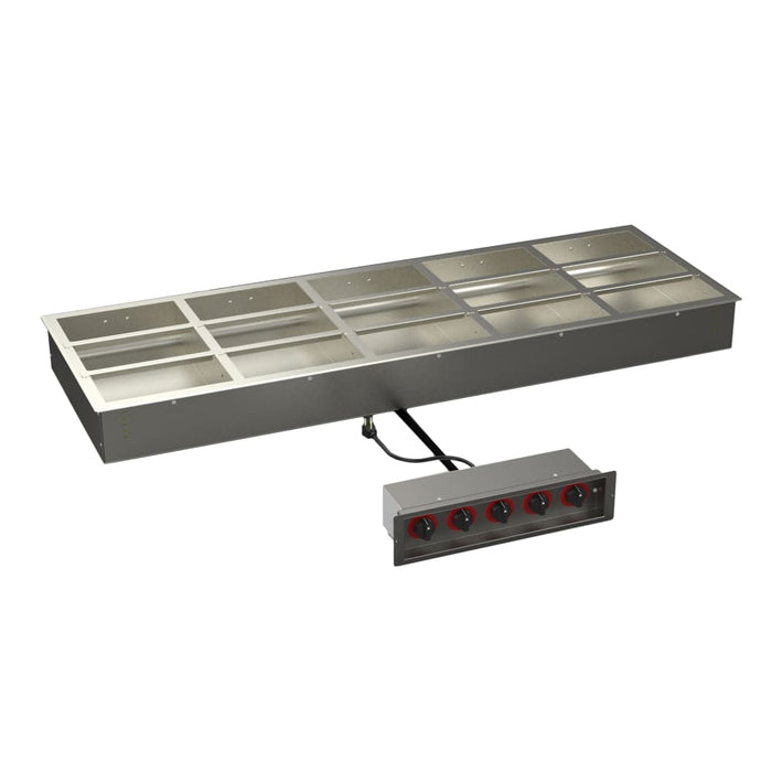 Alto-Shaam 500-HWI/D4 Halo Heat® Drop-In Hot Food Well W/ (5) Full Size Pan Capacity, 120v-cityfoodequipment.com
