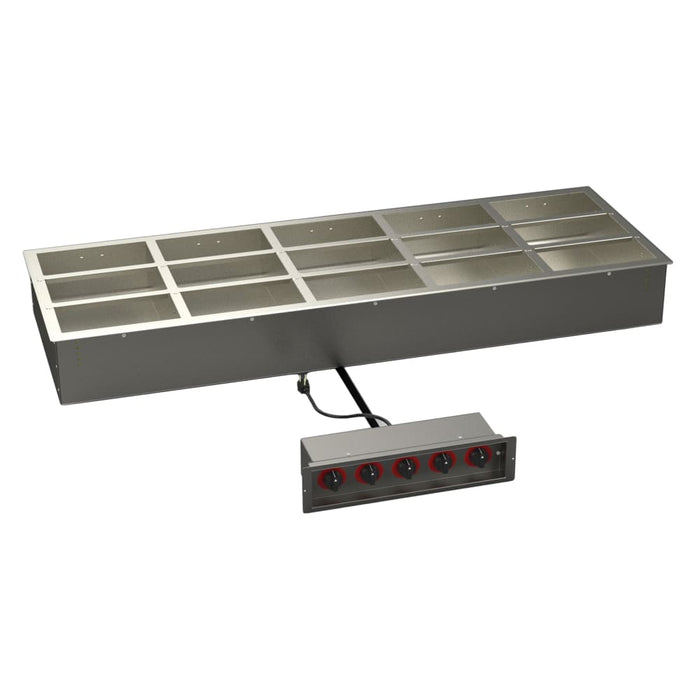 Alto-Shaam 500-HWI/D6 Halo Heat® Drop-In Hot Food Well W/ (5) Full Size Pan Capacity, 120v-cityfoodequipment.com