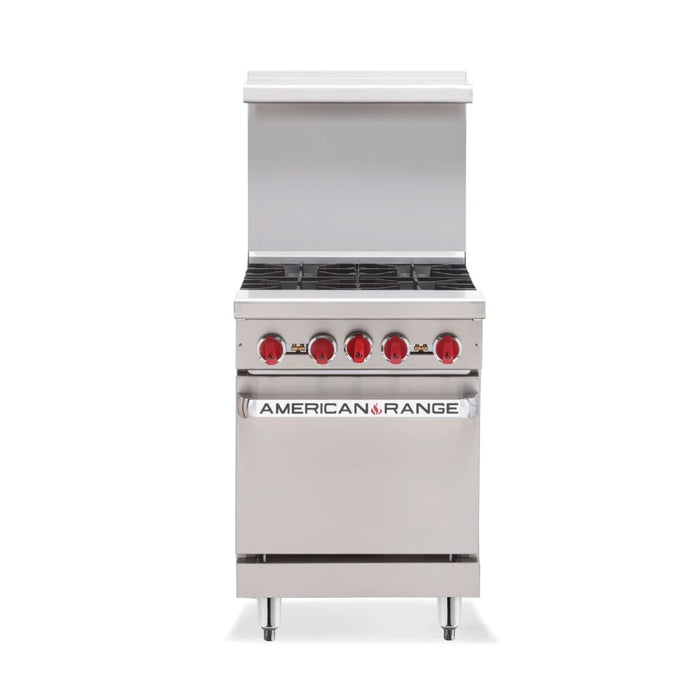 American Range AR-2RB-SB 24" Gas Range w/ Charbroiler & Storage Base, Liquid Propane-cityfoodequipment.com