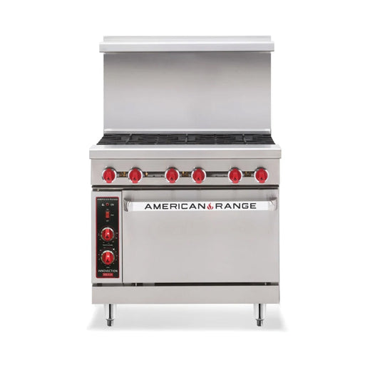 American Range AR-3RB-SB 36" Gas Range w/ Charbroiler & Storage Base, Liquid Propane-cityfoodequipment.com