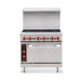 American Range AR-4RB-126L-SBR 48" Gas Range w/ Charbroiler & Storage Base, Natural Gas-cityfoodequipment.com