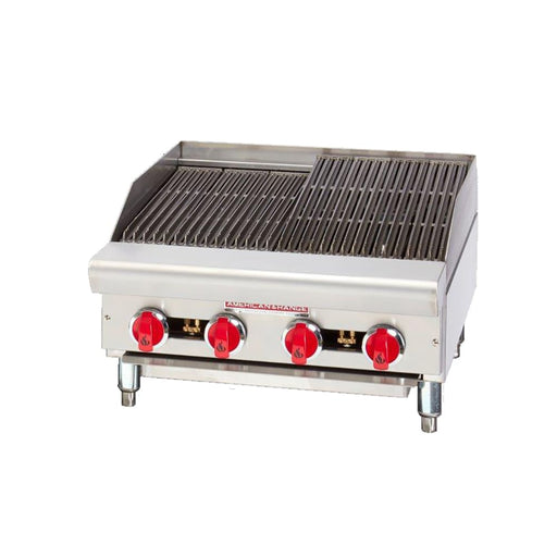 American Range ARSRB-24 24" Gas Charbroiler w/ Cast Iron Grates - Liquid Propane-cityfoodequipment.com