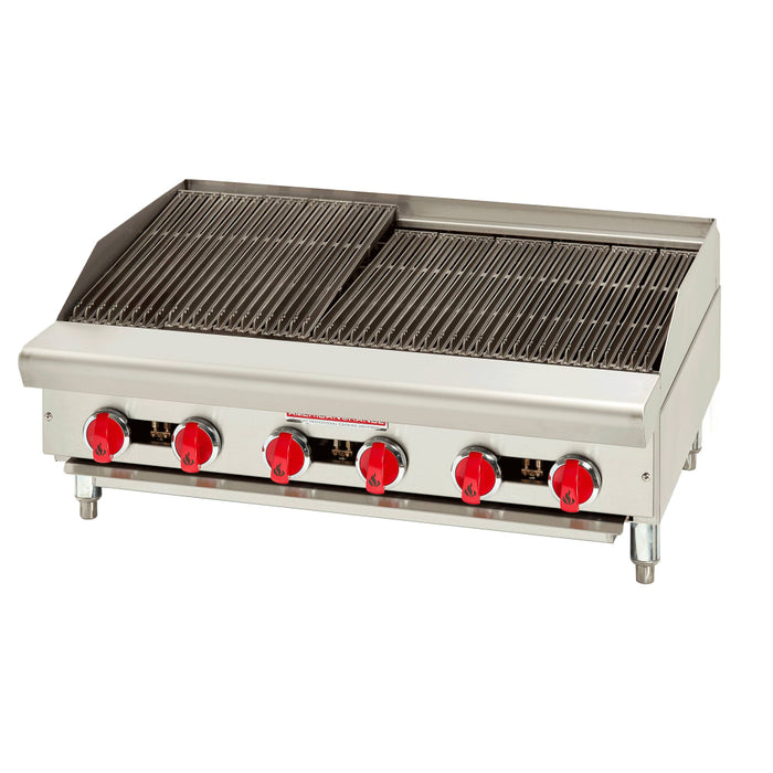 American Range ARSRB-36 36" Gas Charbroiler w/ Cast Iron Grates - Natural Gas-cityfoodequipment.com