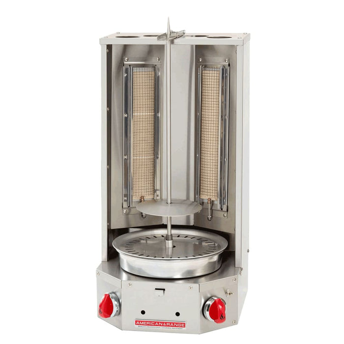 American Range AVB-2E Gas Gyro Machine w/ 30 lb Capacity - (1) Burner, Stainless Steel, Liquid Propane-cityfoodequipment.com