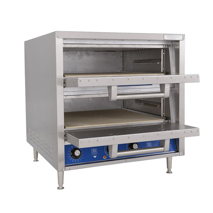 Bakers Pride DP-2 Hearthbake Countertop Double Multi-Purpose Deck Oven - 208v-cityfoodequipment.com