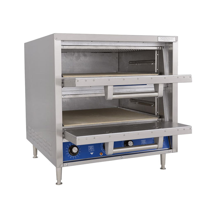 Bakers Pride DP-2BL Hearthbake Countertop Double Multi-Purpose Deck Oven - 208v-cityfoodequipment.com