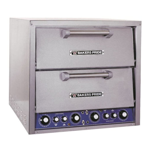 Bakers Pride DP-2BL Countertop Pizza Oven - Double Deck, 208v/3ph-cityfoodequipment.com
