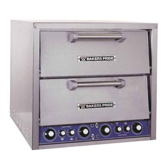 Bakers Pride DP-2BL Countertop Pizza Oven - Double Deck, 208v/3ph-cityfoodequipment.com