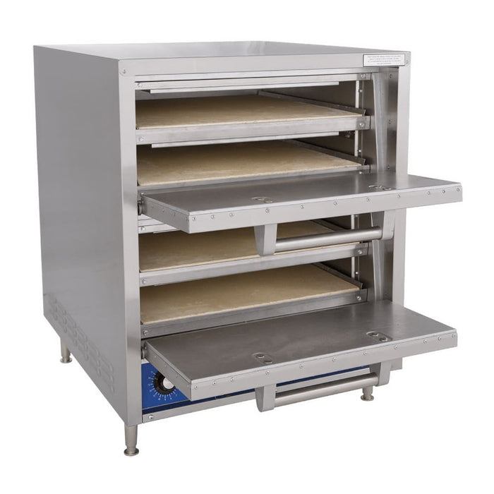 Bakers Pride P44S Hearthbake Countertop Quadruple Multi-Purpose Deck Oven - 208v-cityfoodequipment.com