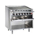Bakers Pride F-24RS-R 24" Floor Model Gas Charbroiler w/ Cast Iron Radiants - (4) Burners, Liquid Propane-cityfoodequipment.com