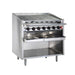Bakers Pride F-24RS-C 24" Floor Model Gas Charbroiler w/ Coal Radiants - (4) Burners, Liquid Propane-cityfoodequipment.com