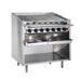 Bakers Pride F-24RS-C 24" Floor Model Gas Charbroiler w/ Coal Radiants - (4) Burners, Natural Gas-cityfoodequipment.com