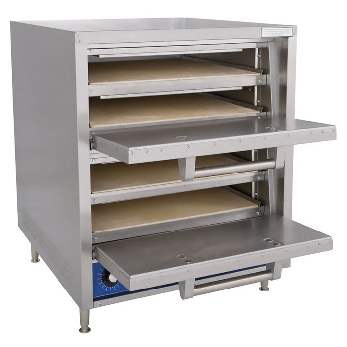 Bakers Pride P44-BL Hearthbake Countertop Quadruple Multi-Purpose Deck Oven - 208v-cityfoodequipment.com