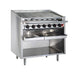 Bakers Pride F-36RS-C 36" Floor Model Gas Charbroiler w/ Coal Radiants - (7) Burners, Natural Gas-cityfoodequipment.com