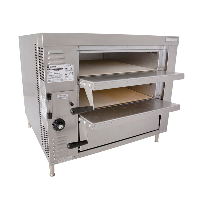 Bakers Pride GP-51 Hearthbake Countertop Double Multi-Purpose Deck Oven - Liquid Propane-cityfoodequipment.com