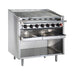 Bakers Pride F-48RS 48" Floor Model Gas Charbroiler w/ Stainless Steel Radiants - (10) Burners, Natural Gas-cityfoodequipment.com