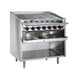 Bakers Pride F-48RS-R 48" Floor Model Gas Charbroiler w/ Cast Iron Radiants - (10) Burners, Natural Gas-cityfoodequipment.com