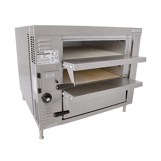 Bakers Pride GP-61 Hearthbake Countertop Double Multi-Purpose Deck Oven - Liquid Propane-cityfoodequipment.com