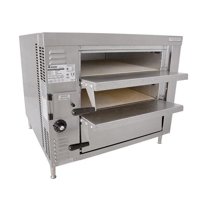 Bakers Pride GP-61 Hearthbake Countertop Double Multi-Purpose Deck Oven - Liquid Propane-cityfoodequipment.com