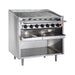 Bakers Pride F-48RS-C 48" Floor Model Gas Charbroiler w/ Coal Radiants - (10) Burners, Natural Gas-cityfoodequipment.com