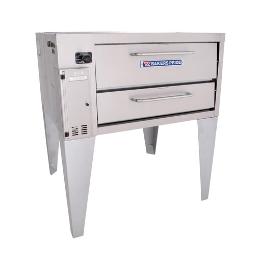 Bakers Pride 151 Super Deck Floor Model Single Pizza Deck Oven - Natural Gas-cityfoodequipment.com