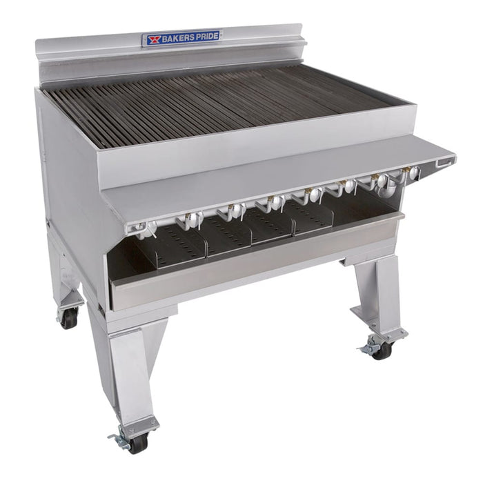 Bakers Pride CH-8 43" Gas Charbroiler w/ Cast Iron Grates, LP-cityfoodequipment.com