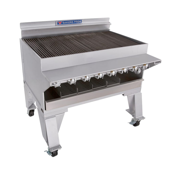 Bakers Pride CH-8 43" Gas Charbroiler w/ Cast Iron Grates, Natural Gas-cityfoodequipment.com
