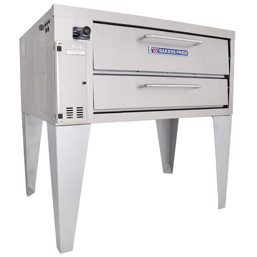 Bakers Pride 351 Super Deck Floor Model Single Pizza Deck Oven - Natural Gas-cityfoodequipment.com