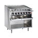 Bakers Pride F-72RS-R 72" Floor Model Gas Charbroiler W/ Cast Iron Radiants - (16) Burners, Liquid Propane-cityfoodequipment.com