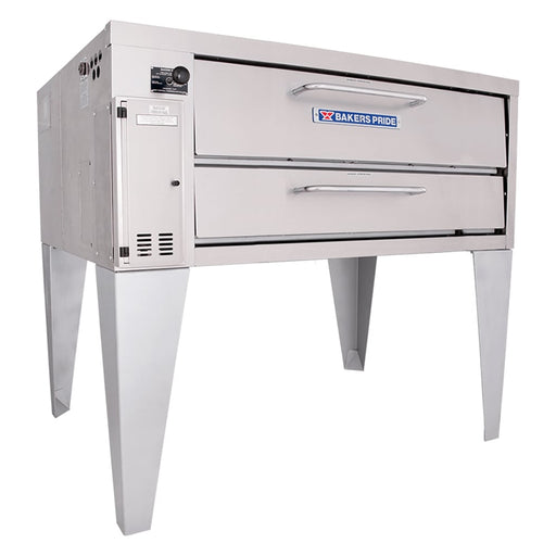 Bakers Pride 4151 Super Deck Floor Model Single Pizza Deck Oven - Natural Gas-cityfoodequipment.com