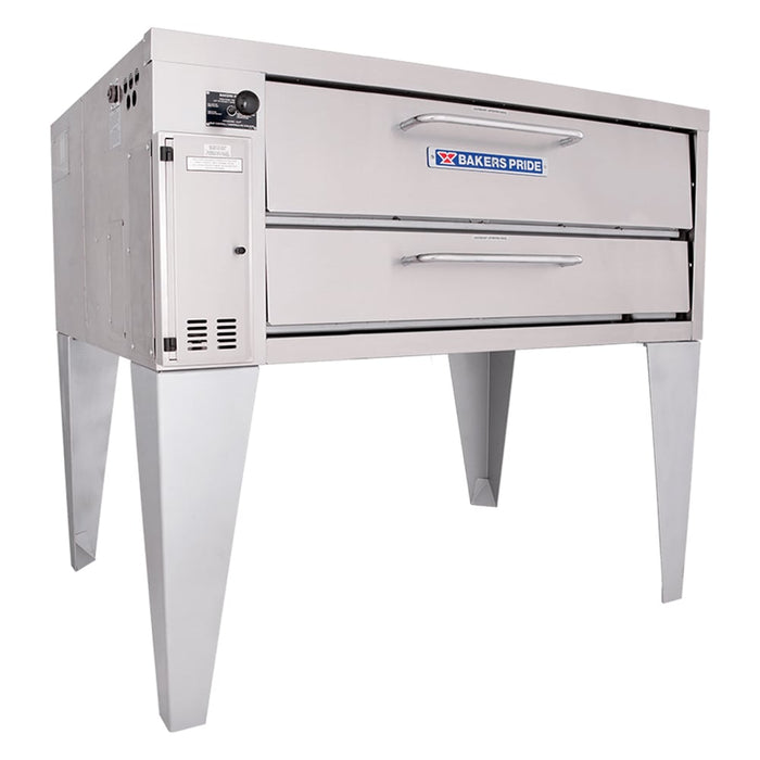 Bakers Pride 4151 Super Deck Floor Model Single Pizza Deck Oven - Natural Gas-cityfoodequipment.com