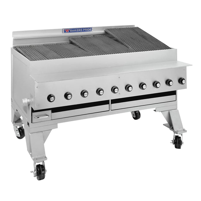 Bakers Pride CH-10 53 3/4" Gas Charbroiler W/ Cast Iron Grates, LP-cityfoodequipment.com