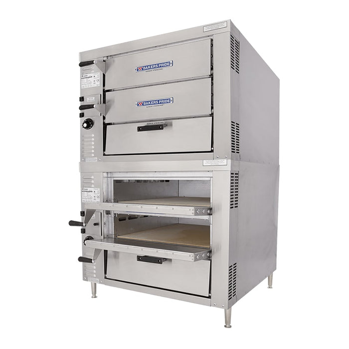 Bakers Pride GP-52 Hearthbake Countertop Quadruple Multi-Purpose Deck Oven - Liquid Propane-cityfoodequipment.com