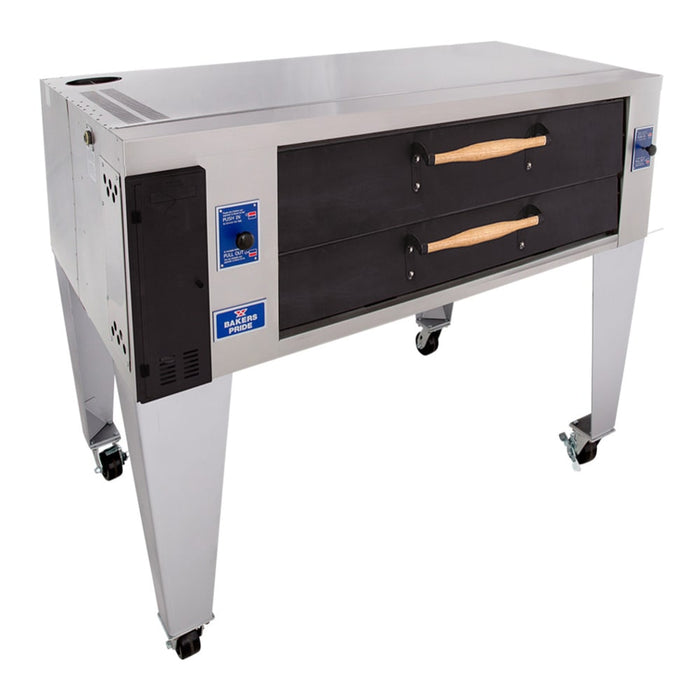 Bakers Pride Y-800BL-DSP Single-Deck Pizza Oven, NG-cityfoodequipment.com
