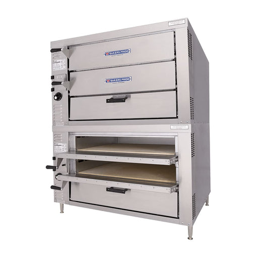 Bakers Pride GP-62 Hearthbake Countertop Quadruple Multi-Purpose Deck Oven - Liquid Propane-cityfoodequipment.com