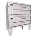 Bakers Pride 152 Super Deck Floor Model Double Pizza Deck Oven - Natural Gas-cityfoodequipment.com