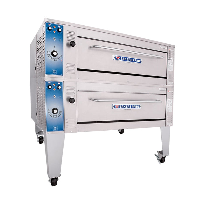 Bakers Pride EP-2-8-3836 Super Deck Floor Model Double Pizza Deck Oven - 208v-cityfoodequipment.com