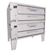 Bakers Pride 452 Super Deck Floor Model Double Pizza Deck Oven - Natural Gas-cityfoodequipment.com